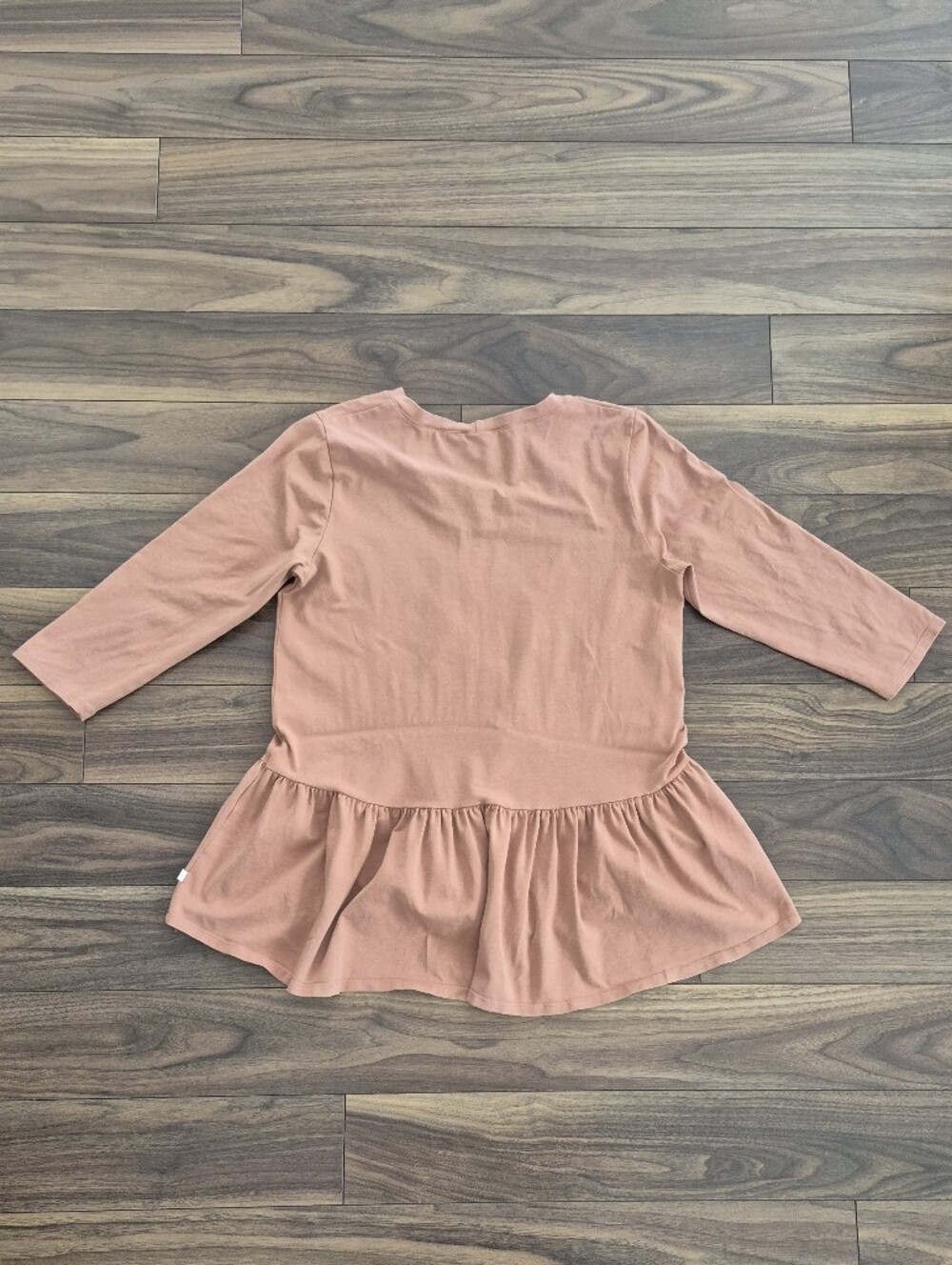 JAX & LENNON Woman's 3/4 Sleeve Peplum Top - Picture 2 of 5